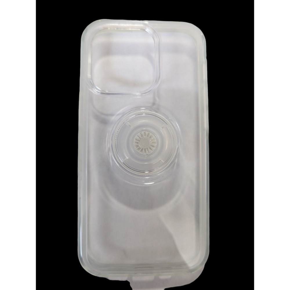 G1. Otterbox Otter+Pop Symmetry Series Case for Apple iPhone 14 Pro - CLEAR Used